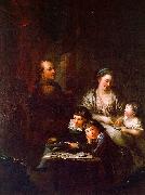  Anton  Graff The Artist's Family before the Portrait of Johann Georg Sulzer china oil painting artist